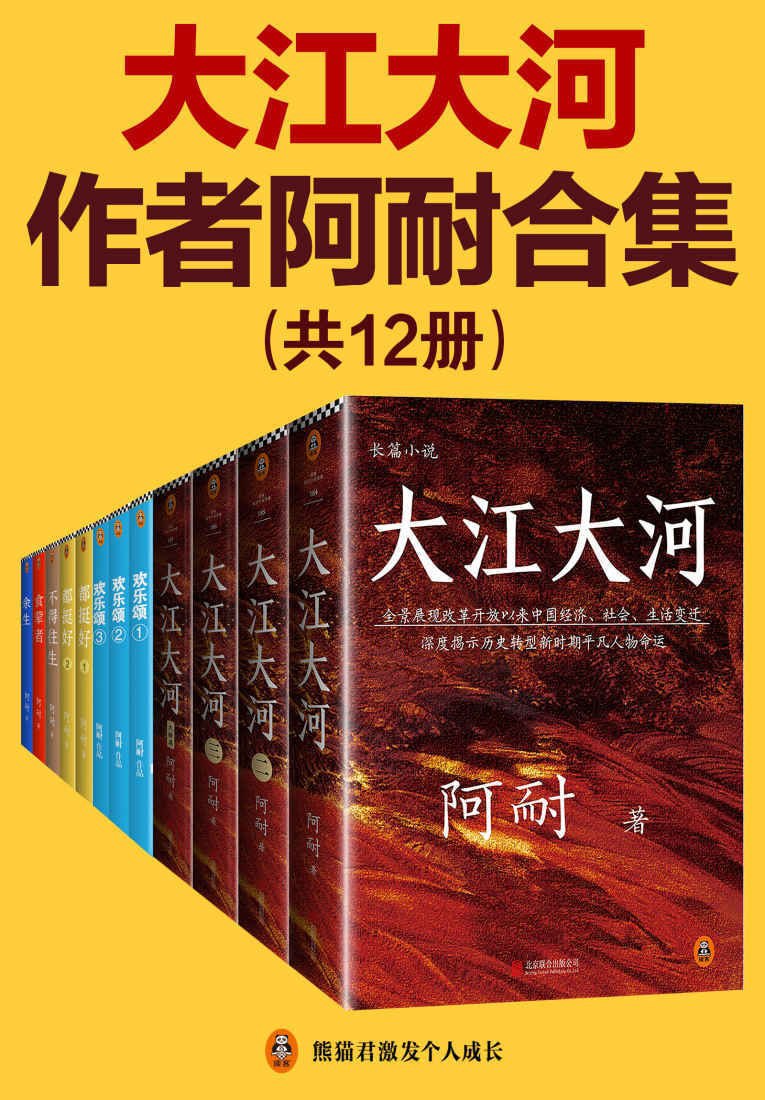 《大江大河》作者阿耐合集(共12册）, 1.98G